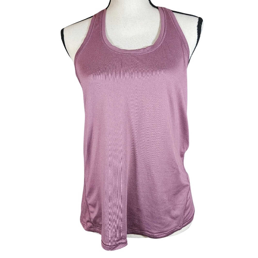 Yogalicious Racer Back Tank, Size Small Plum Purple
